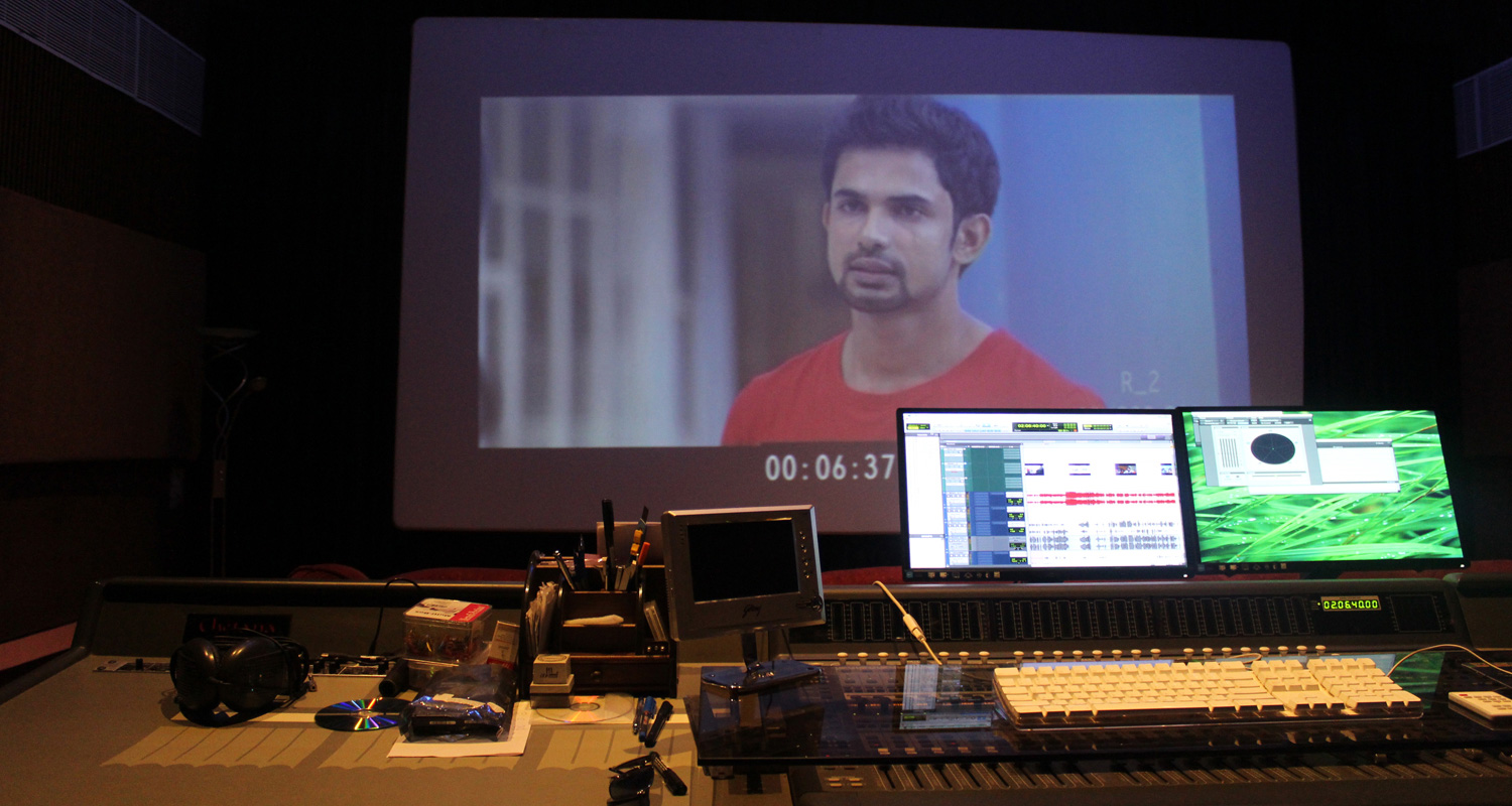 Studio B with 7.1 supported mixing devices